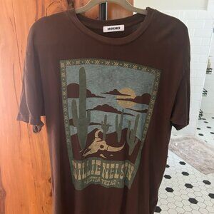 Free People Willie Nelson Daydreamer Oversized Tee